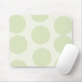 円形ストライプのパターン(の模様が)あるマウスパッド マウスパッド (マウス)