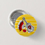 円形スペインのな記念品のグループボタン 缶バッジ (正面&裏面)