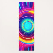 円形スペクトル：色鮮やかの探査 ヨガマット (正面)