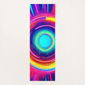 円形スペクトル：色鮮やかの探査 ヨガマット (裏面)