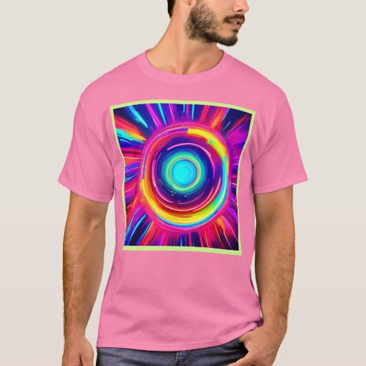 円形スペクトル:色鮮やかの探査 Tシャツ (正面)