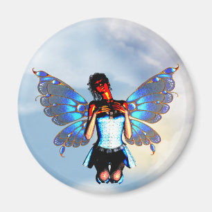 円形デジタル妖精の磁石 マグネット