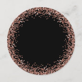 円形バラ金ゴールドグリッターブラック メニュー (裏面)