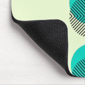 円形パターン(の模様が)あるマウスパッド マウスパッド (コーナー)