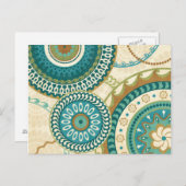 円形パターン ポストカード (正面/裏面)