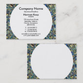 円形パネル – リップル 名刺 (正面/裏面)