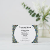 円形パネル – リップル 名刺 (スタンド正面)