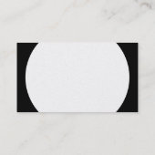 円形パネル – 白（黒） (金ゴールドカード) 名刺 (裏面)