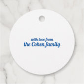 円形プリムメッセージカード フェイバータグ (裏面)