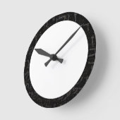 円形ヘブライ語文字時計 ラウンド壁時計 (傾斜)