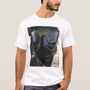 円形ペイントボール Tシャツ