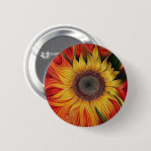 円形ボタンのヒマワリのファッションは5つのサイズにボタンをかけます 缶バッジ (正面&裏面)
