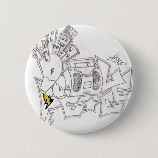 円形ボタン 缶バッジ (正面)