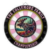 円形ムースのブルズアイのアートワーク ダーツボード (正面)