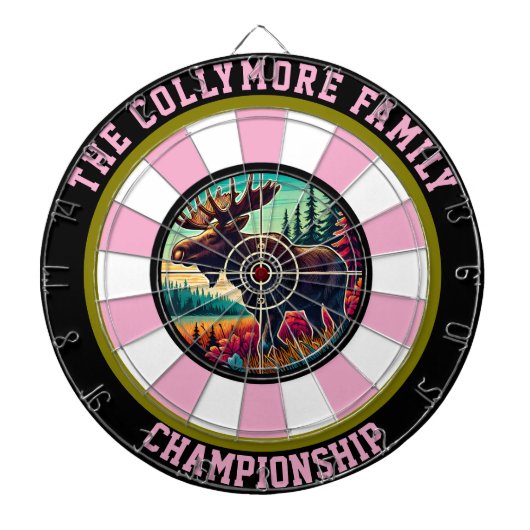 円形ムースのブルズアイのアートワーク ダーツボード (正面)