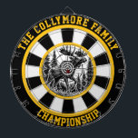 円形ムースブルズアイデザイン ダーツボード<br><div class="desc">森ユニークの中のデザインをムースの場所で、目立つターゲットに囲まれている。</div>