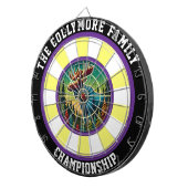 円形ムース森林のターゲットアート ダーツボード (正面右)