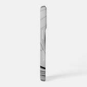 円形ラインアート iPhone 16ケース (右側面)