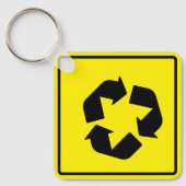 円形交差記号 キーホルダー (正面)