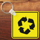 円形交差記号 キーホルダー (正面)