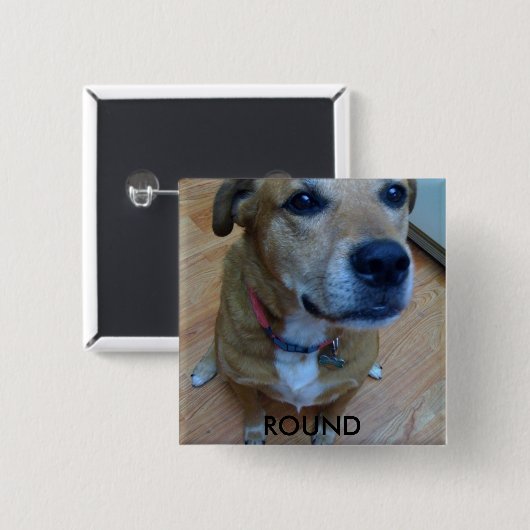 円形写真 缶バッジ (正面&裏面)