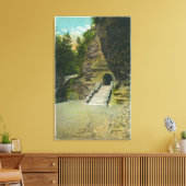 円形劇場のエントランスビュー キャンバスプリント (インサイチュ (リビング))