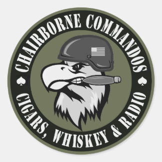 円形喫煙のワシ ラウンドシール