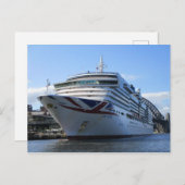 円形埠頭ポストカードにドッキングされたアルカディア ポストカード (正面/裏面)