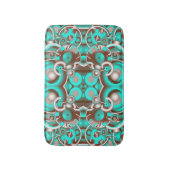 円形天体の同心円パターン バスマット (正面縦)