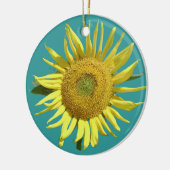 円形希望のクリスマスのオーナメント- セラミックオーナメント (左)