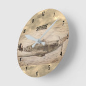 円形時計 ラウンド壁時計 (傾斜)