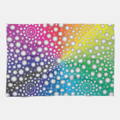 円形曼荼羅2 キッチンタオル (横)