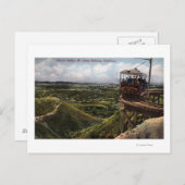 円形橋太平洋鉄道ビュー ポストカード (正面/裏面)