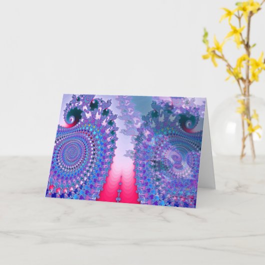 円形機関車庫の平和挨拶状 カード (黄色い花)