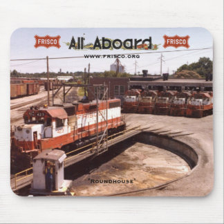 円形機関車庫 マウスパッド