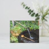 円形水盤 ポストカード (スタンド正面)