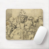 円形浮彫りのまわりで組み立てられる文学的なキャラクター マウスパッド (マウス)