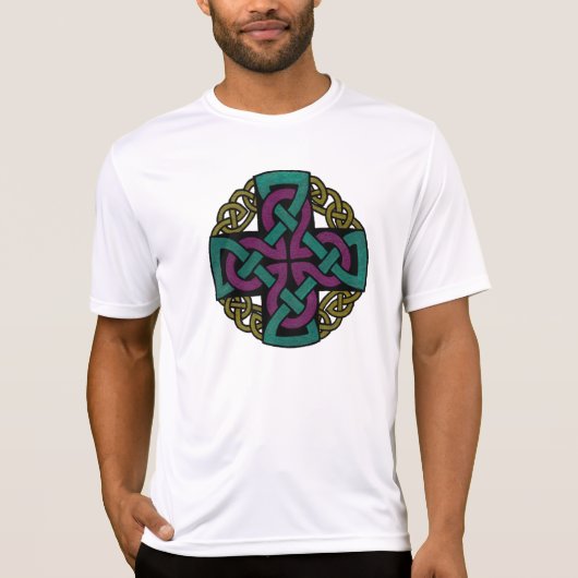 円形浮彫りのワイシャツ Tシャツ (正面)