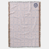 円形状継目なしパターン スローブランケット (正面縦)