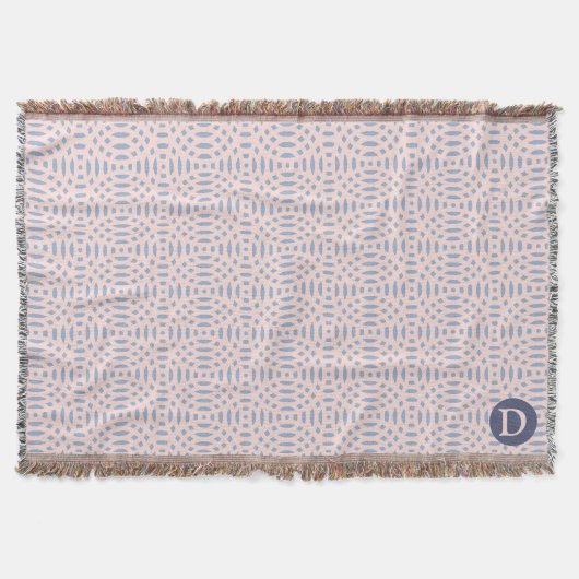 円形状継目なしパターン スローブランケット (正面)