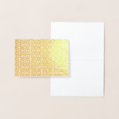 円形状継目なしパターン 箔カード (ディスプレー)