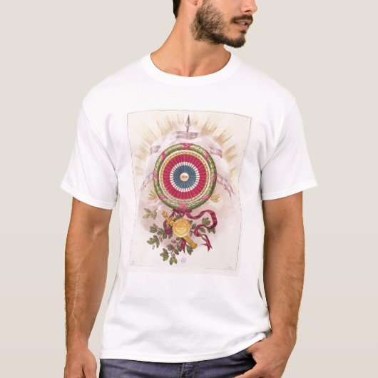 円形章、1848年の紋章 Tシャツ (正面)