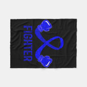 円形脱毛症啓発ファイター フリースブランケット (正面(横))