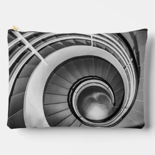 円形階段BW アクセサリーポーチ