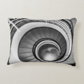 円形階段BW アクセントクッション (裏面)