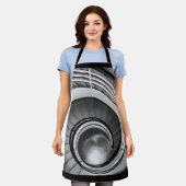 円形階段BW エプロン (着用した状態)