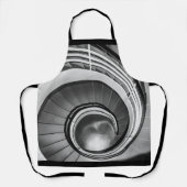 円形階段BW エプロン (正面)