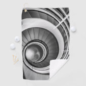 円形階段BW ゴルフタオル (インサイチュ)