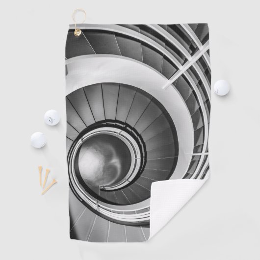 円形階段BW ゴルフタオル (インサイチュ)