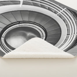 円形階段BW シェルパブランケット